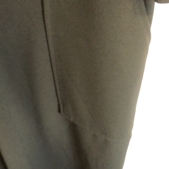 Zara Olive green dress with tie - Picture 2 of 8